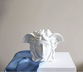 versaceメドゥーサ浮彫り陶器花瓶 versaceメドゥーサ浮彫り陶器花瓶